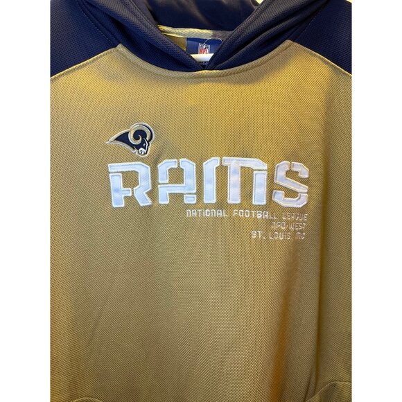 NFL‎ On field RAMS Performance Hoodie (XXL) NWT - Picture 2 of 9